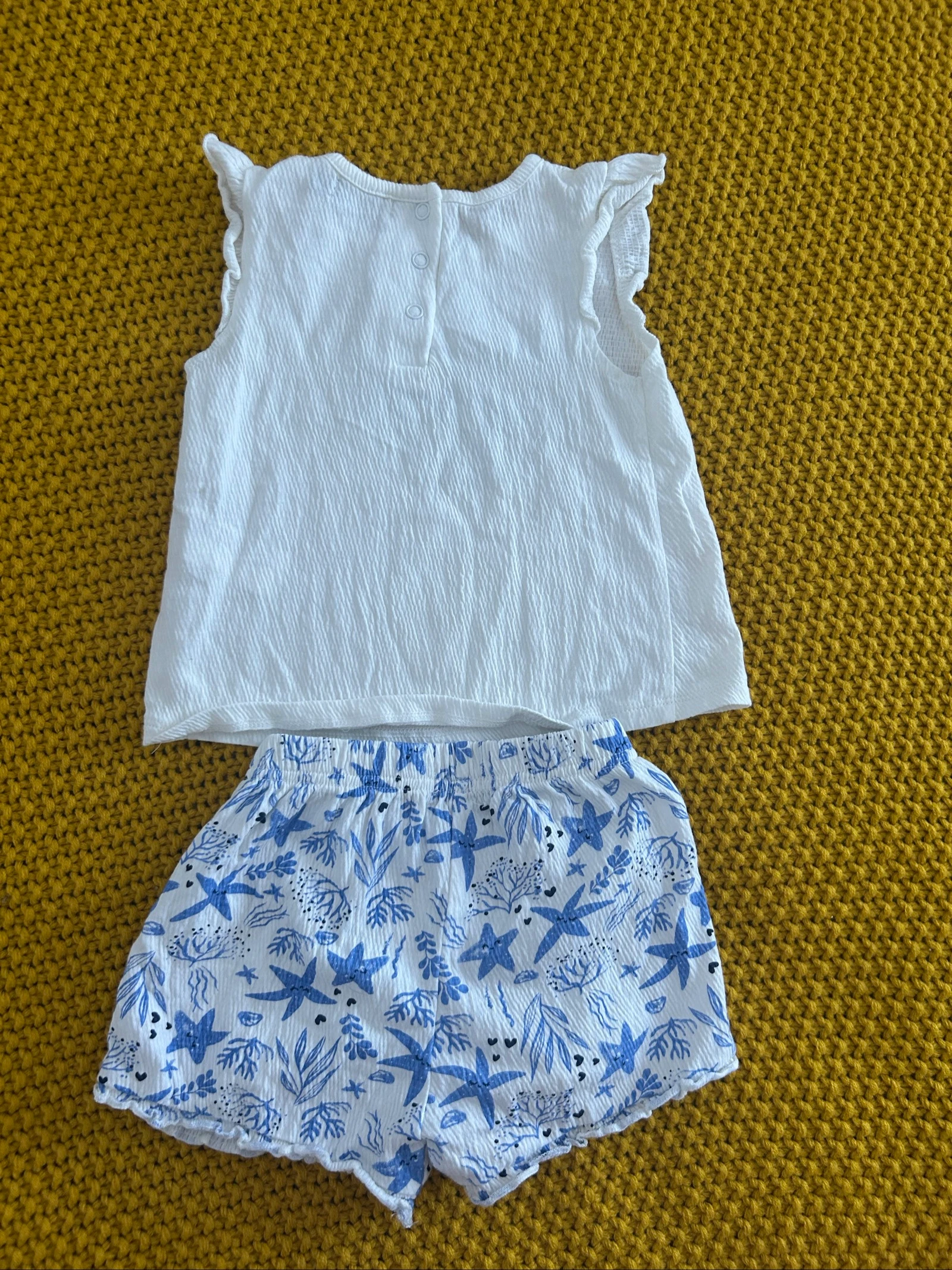 Conjunto de verano Inextenso 12 meses - Top y short océano – photo 2